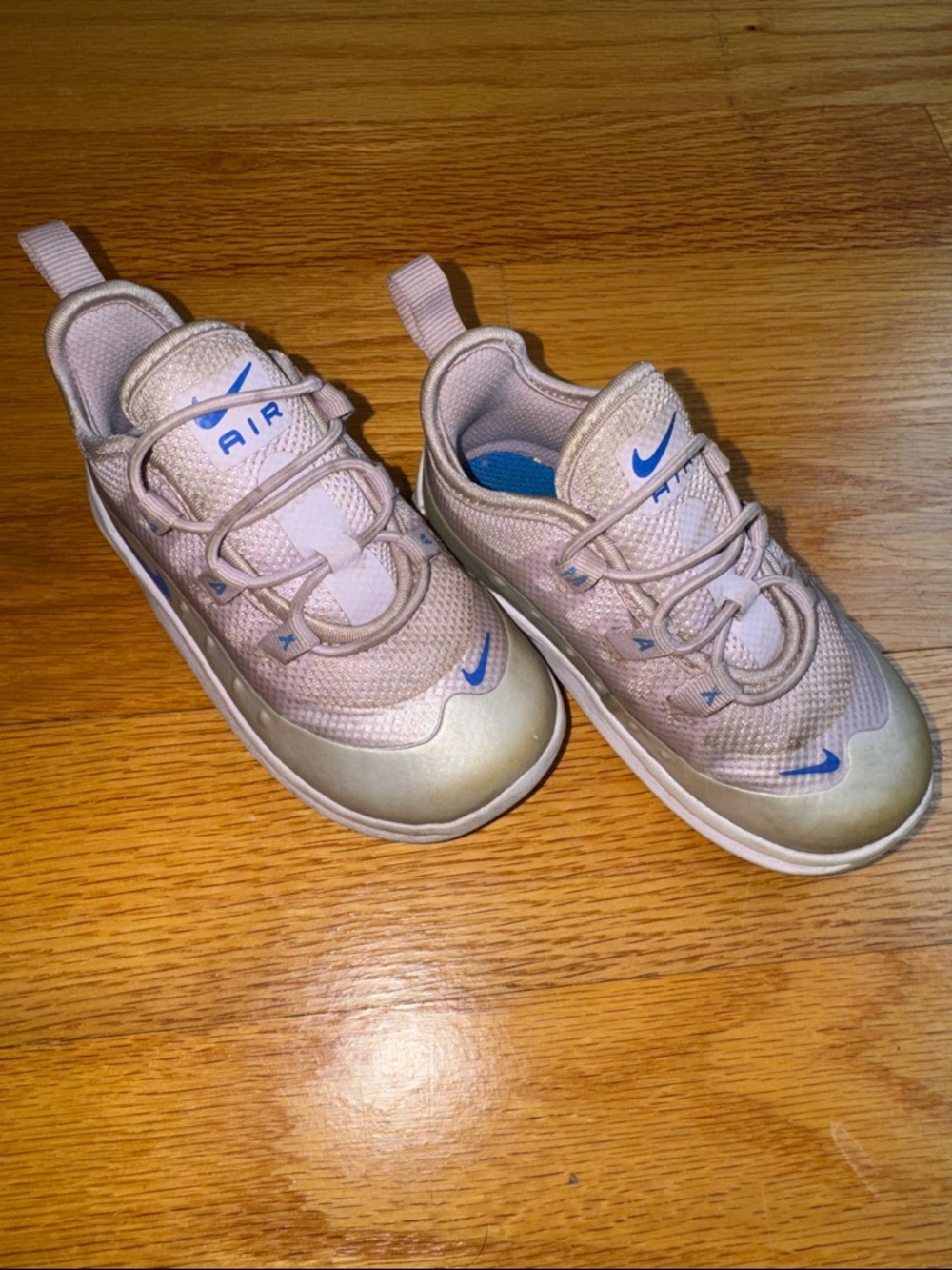 Nike Kids' Pink and Blue Air Slip-On Sneakers